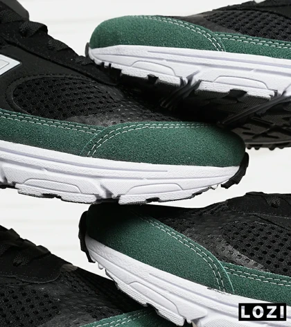 کفش کتانی بزرگ پا مشکی سبز NEW BALANCE 993