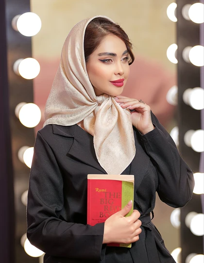 مینی اسکارف مجلسی پتینه قواره 75
