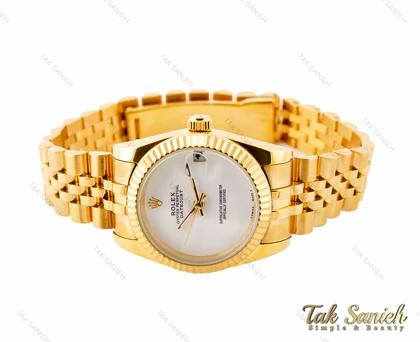ساعت رولکس زنانه دیت جاست سایز متوسط مدل Rolex-3143-L