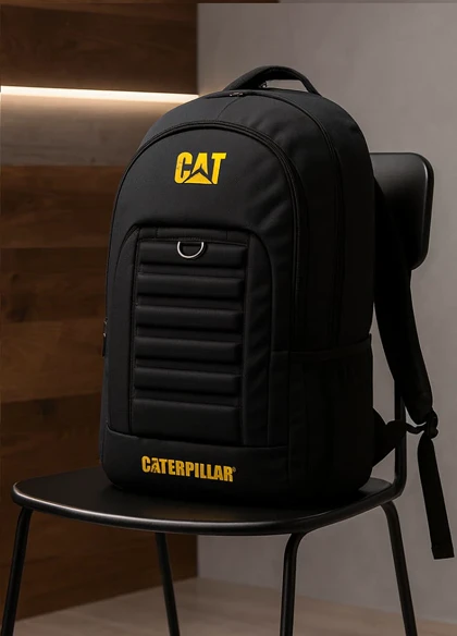 کوله پشتی Cat مشکی مدل payam