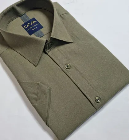 پیراهن آستین کوتاه سبز یشمی