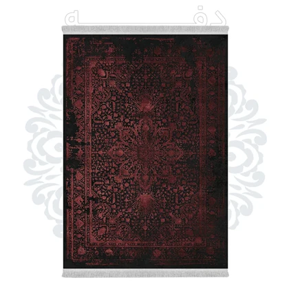 فرشینه از جنس پارچه هازان مخمل ترک طرح سنتی و مدرن برند دفه کد DHU130