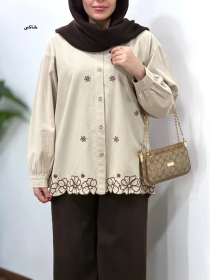 مانتو گلدوزی آیسو راز