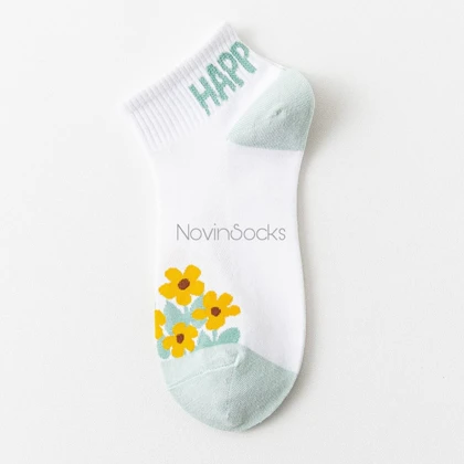 جوراب مچی شکوفه سبز