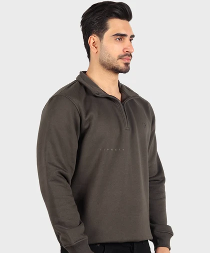دورس نیم زیپ مردانه ساده 0653