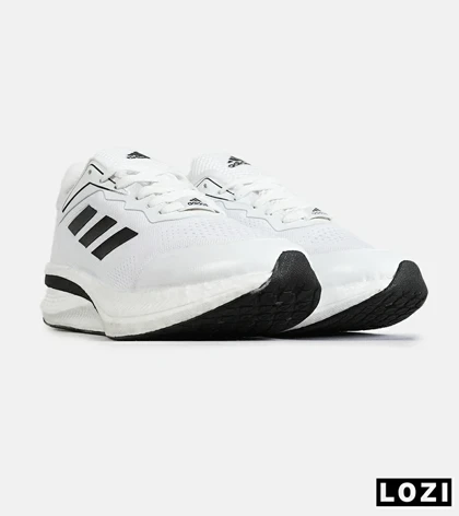 کفش کتانی مردانه و زنانه سفید مشکی Adidas Quester Tnd مدل 7809