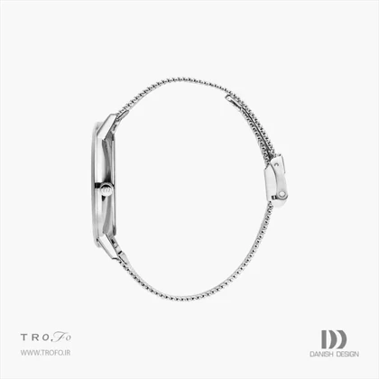 ساعت مچی عقربه ای مردانه دنیش دیزاین (Danish design) مدل IQ62Q1267 Akilia Day/Date Silver Mesh