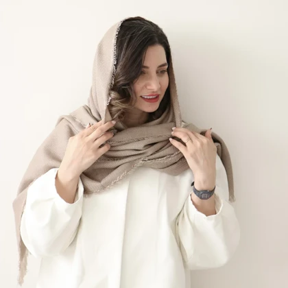 شال پشمی مدل 7124384