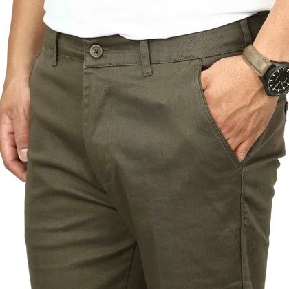 شلوار کتان راسته مردانه مدل 66495