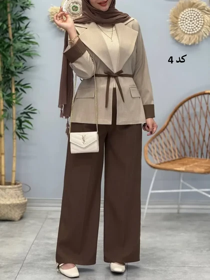 3453-کت و شلوار مزونی نیکو