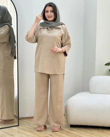 ست شومیز و شلوار ماهلی