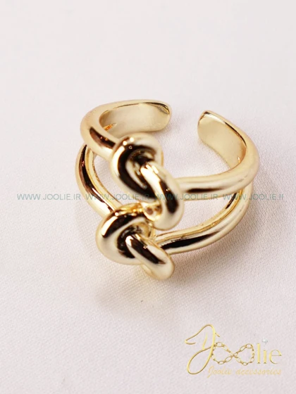 انگشتر زنانه دو گره کدR4110