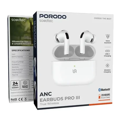 هندزفری بلوتوثی طرح ایرپاد پرودو مدل PORODO PD8002