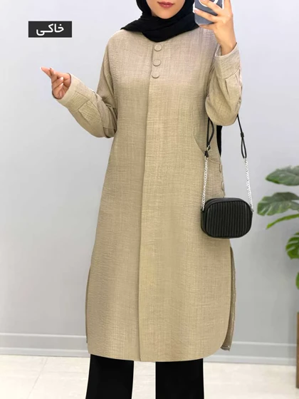 مانتو بلند شانتون آذرخش کد 329866