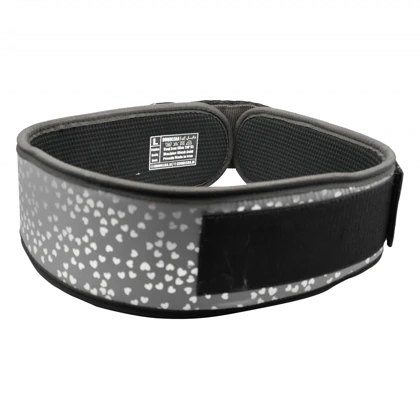 کمربند بدنسازی زنانه دبل ای مدل Heart-404H1176 چسبی طوسی روشن