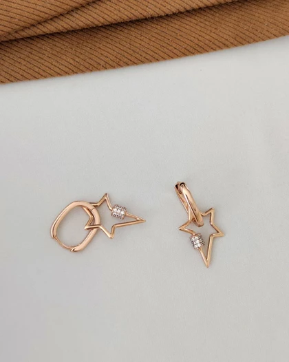 گوشواره آویز ستاره ژوپینگ