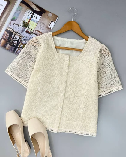 شومیز تمام کار شده کد 4688