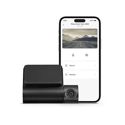 دوربین فیلم برداری خودروی سونتی می مدل 70mai dash cam A200 set دوربین جلو به همراه دوربین عقب