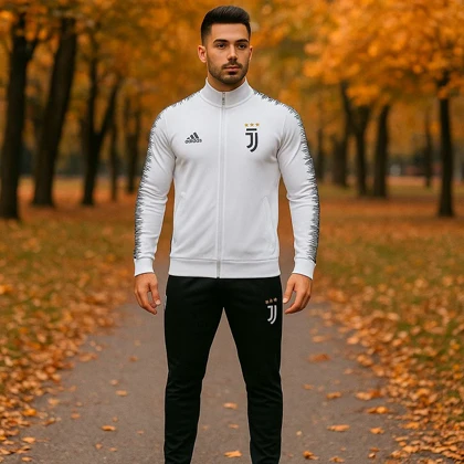 ست سویشرت شلوار یوونتوس مردانه مدل R77