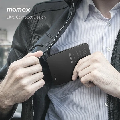 پاور بانک 10000 تایپ‌سی 30 وات مومکس Momax IP158 با قابلیت اتصال مگنتی به گوشی