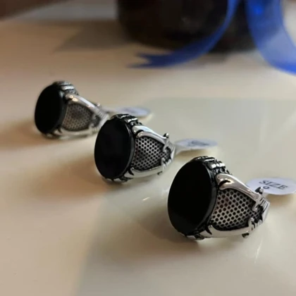 انگشتر استیل رنگ ثابت مردانه کد tw10055