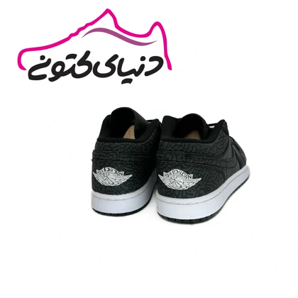 کتانی جردن 1 مشکی زیر سفید اورجینال