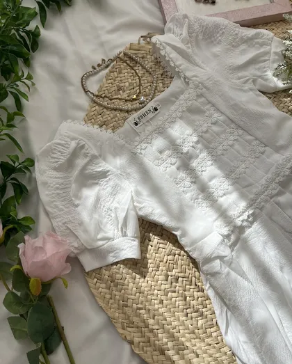پیراهن‌زر سفید🤍✨