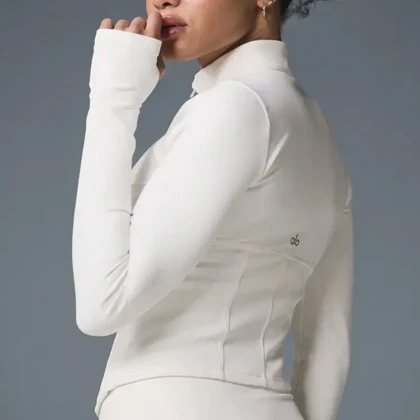 سویشرت الویوگا Aloyoga مدل Airbrush Corset Full Zip