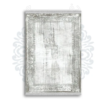 *جدید* فرشینه از جنس پارچه شانل مخمل ترک طرح فانتزی برند دفه کد 1762