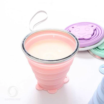 لیوان سیلیکونی تاشو بلک دیر 180ML