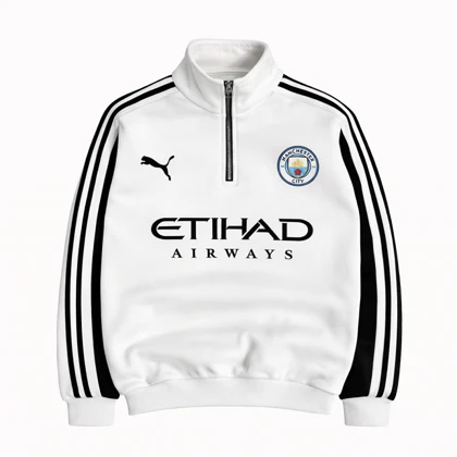 دورس نیم زیپ منچستر سیتی-سفید