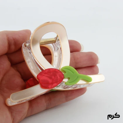 کلیپس دخترانه مدل گل لاله پیچی