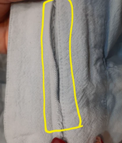 شومیز مانتویی گلی ( دارای ایراد جزئی )