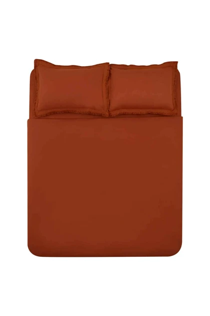سرویس روتختی دو نفره Karaca Home مدل Helios پنبه - قهوه‌ای