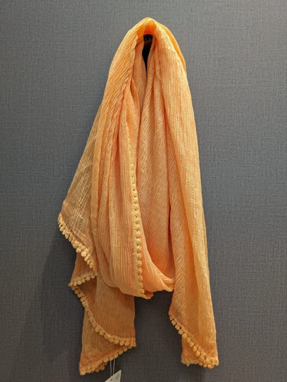 شال کاریان نخی دانتل انگوری 20270