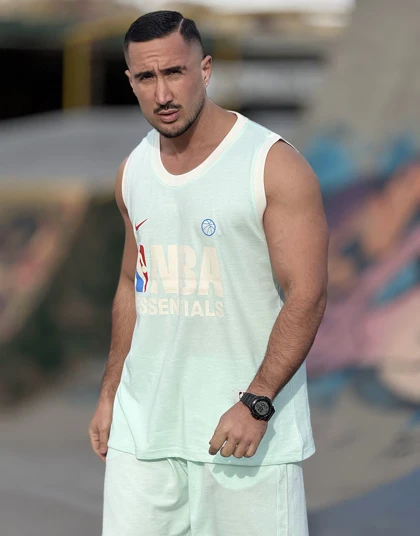 ست بسکتبالی نایک NBA (طرح اسنشیال) نخ پنبه و قواره لش (6 رنگ)