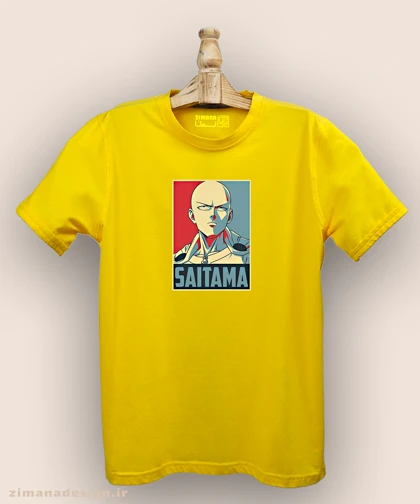 تیشرت مردانه و زنانه طرح وان پانچ من شخصیت سایتاما کد 901