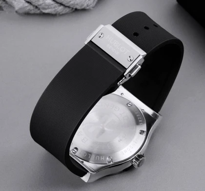 ساعت هابلوت تک موتوره مردانه نقره ای Hublot Silver