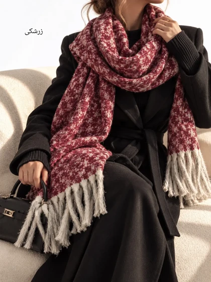 بیگ اسکارف پشمی دلفین