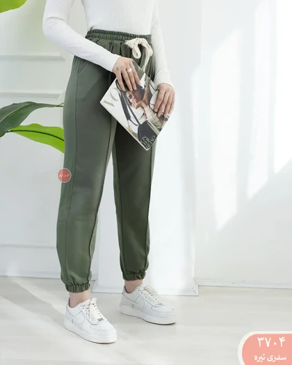 شلوار جاگر برش‌دار 3704