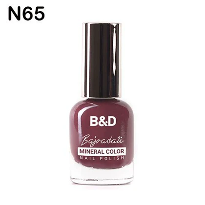 لاک ناخن بی اند دی B&D ساده سری N