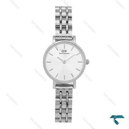 ساعت زنانه DW مینی گرد تمام نقره ای DW-7130-L