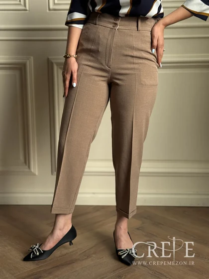 شلوار بزیاق پاکتی طرحدار قد 92