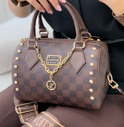 کیف زنانه چرم لویی ویتون زنجیردار شیگا سایز متوسط