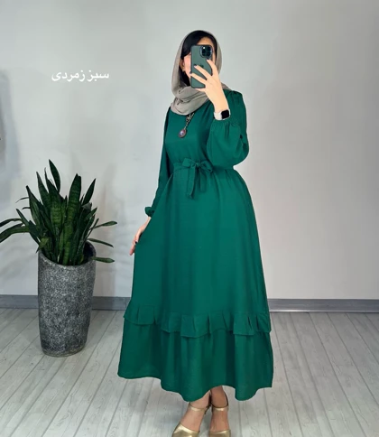 پیراهن مانتویی دل آرا 2