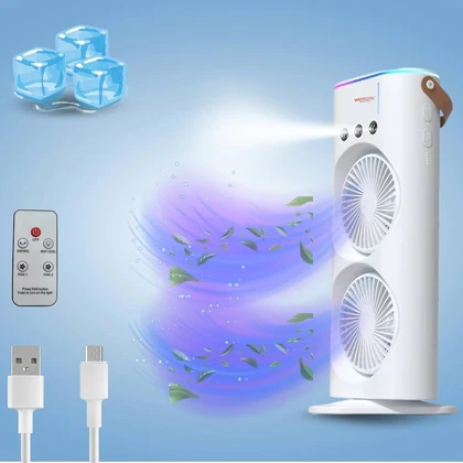 پنکه مه پاش دو فنه گردان دو قلو ویژه