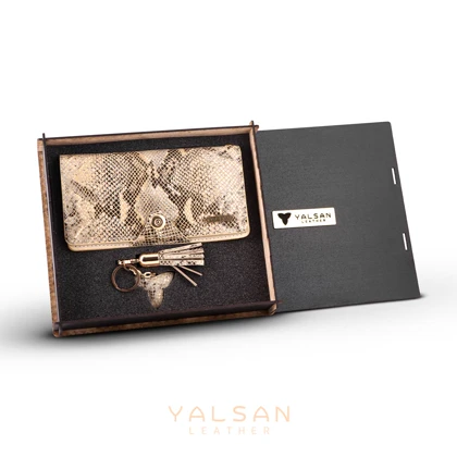 ست هدیه زنانه چرم یلسان مدل رادیس کد 165-PRM-RTL