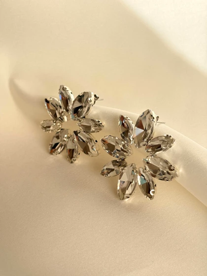 گوشواره طرح جواهر برند زارا کد 9101