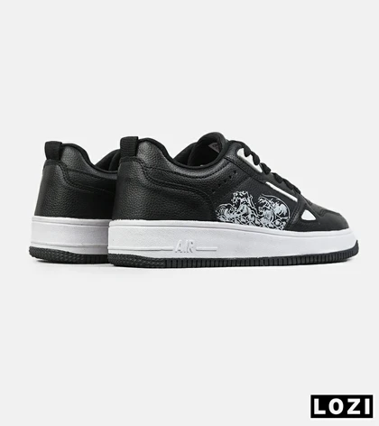 کفش مردانه و زنانه مشکی سفید NIKE AIR FORCE Draw مدل 8780