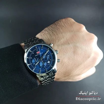 ساعت مچی مردانه اورجینال موتور ژاپنی برند مینی فوکوس سه موتور مدل Mf0282G.01